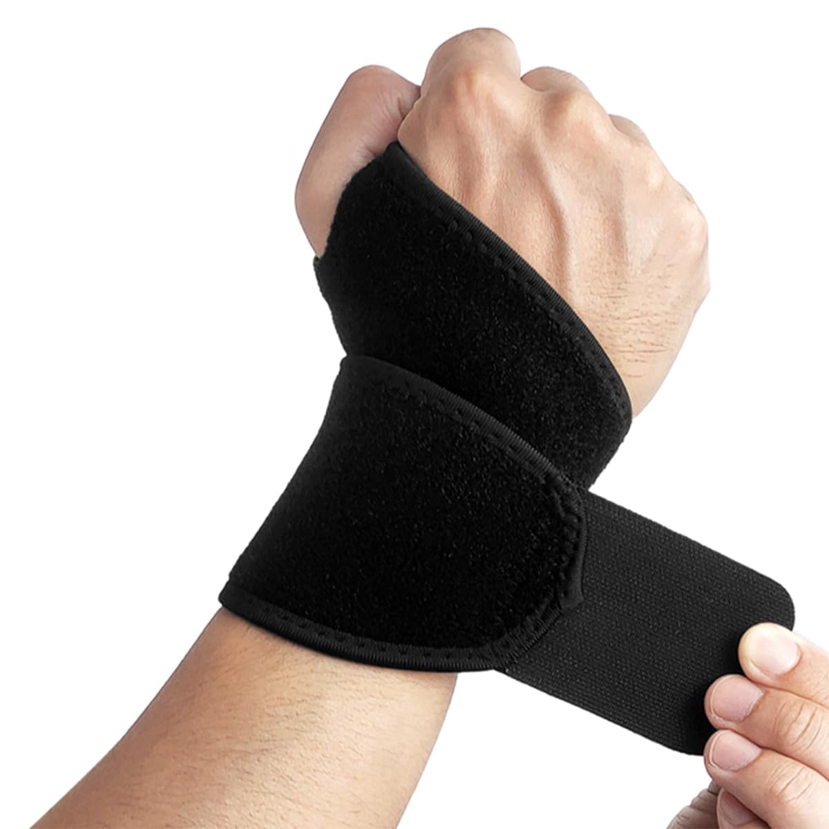 NUZAMAS Wrist Band Wrist Compression Strap Adjustable Sport Wrist Support for Fitness Weightlifting Tendonitis Carpal Tunnel Arthritis Wrist Pain Relief