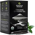 Amazonian Treasure, Organic Guayusa Tea Bags - 20 Count Box, Smooth Beverage Option, 50mg Caffeine Content, Premium Selection, Enhanced Experience Blend.