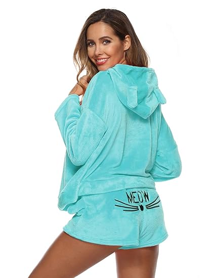 fleece pyjama hoodie