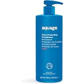 Aquage Color Protecting Conditioner &amp; Sun-Defense Hair Moisturizer, 33.8 oz | Restores Vibrancy, Shine &amp; Softness, Anti-Fading for Women &amp; Men with Treated Strands, Hydrating with AlgaePlex, Sulfate-Free