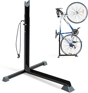 Costway Vertical Bike Stand Adjustable Height Bicycle