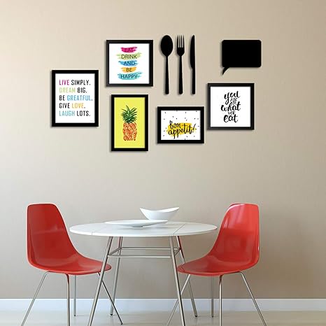 Art Street Art Print Wall Photo Frame For Dining Table Kitchen Or