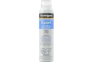 Neutrogena Sport Active Defense SPF 70 Sunscreen Spray, Sweat & Water Resistant Spray Sunscreen with Broad Spectrum UVA/UVB S