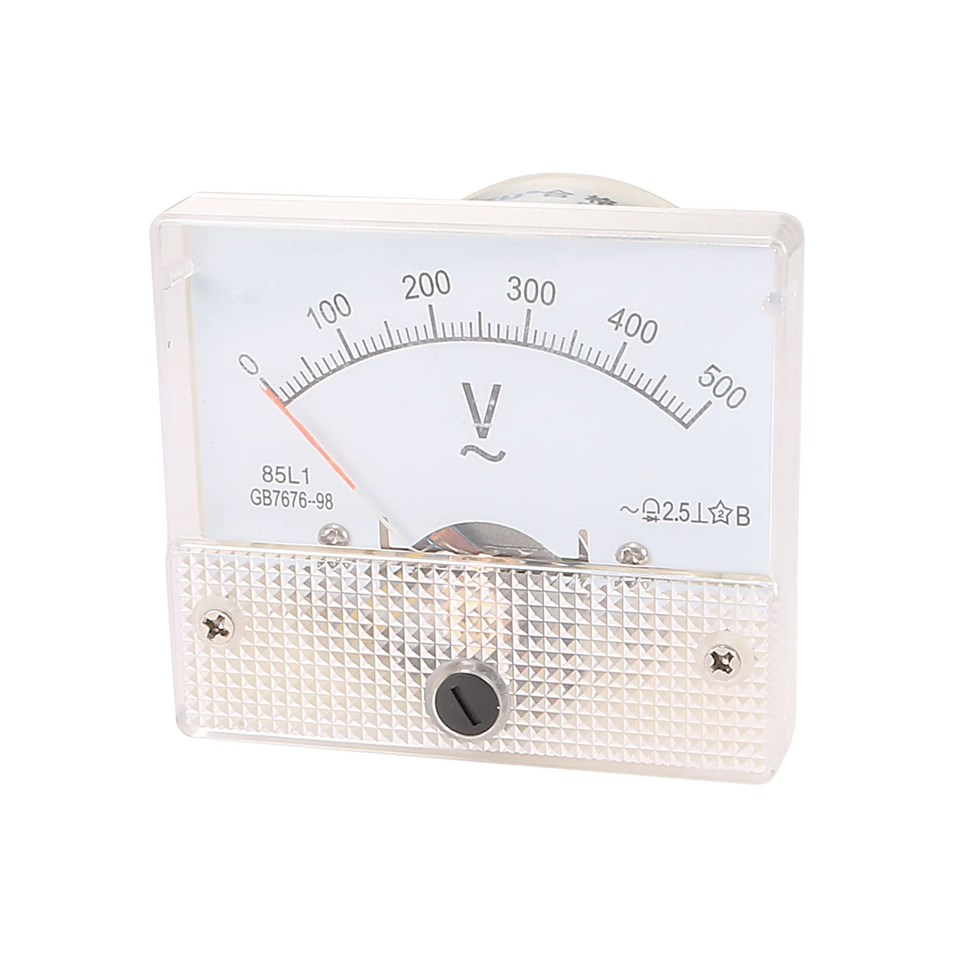 uxcell AC 0-500V Class 2.5 Analog Panel Voltmeter Voltage Measuring Gauge