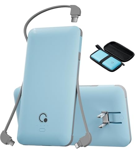 Power Bank 10000mAh Con Ricarica Wireless E USB-C 20W – Compatto, Leggero, Display Digitale E Protezione Smart - 5