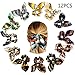 WillingTee 300 Pieces 2.5mm Multicolor Glitter Hair Ties No Crease Hair Bands Bulk Elastics Ponytail Holders 30 Colors