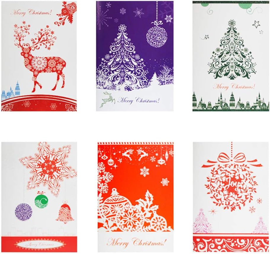 Amazon Co Jp メッセージカード かわいい クリスマスカード 封筒付き おしゃれな 最新型 グリーティングカード12枚セット 12 家電 カメラ