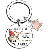 Ikacvb Gnomes Gifts For Women Friend Teen Girls Inspirational Gnome Keychain Jewelry Cute Gifts For Women Birthday Christmas Gnomes Stuff Encouragement Gnome Gift Decor