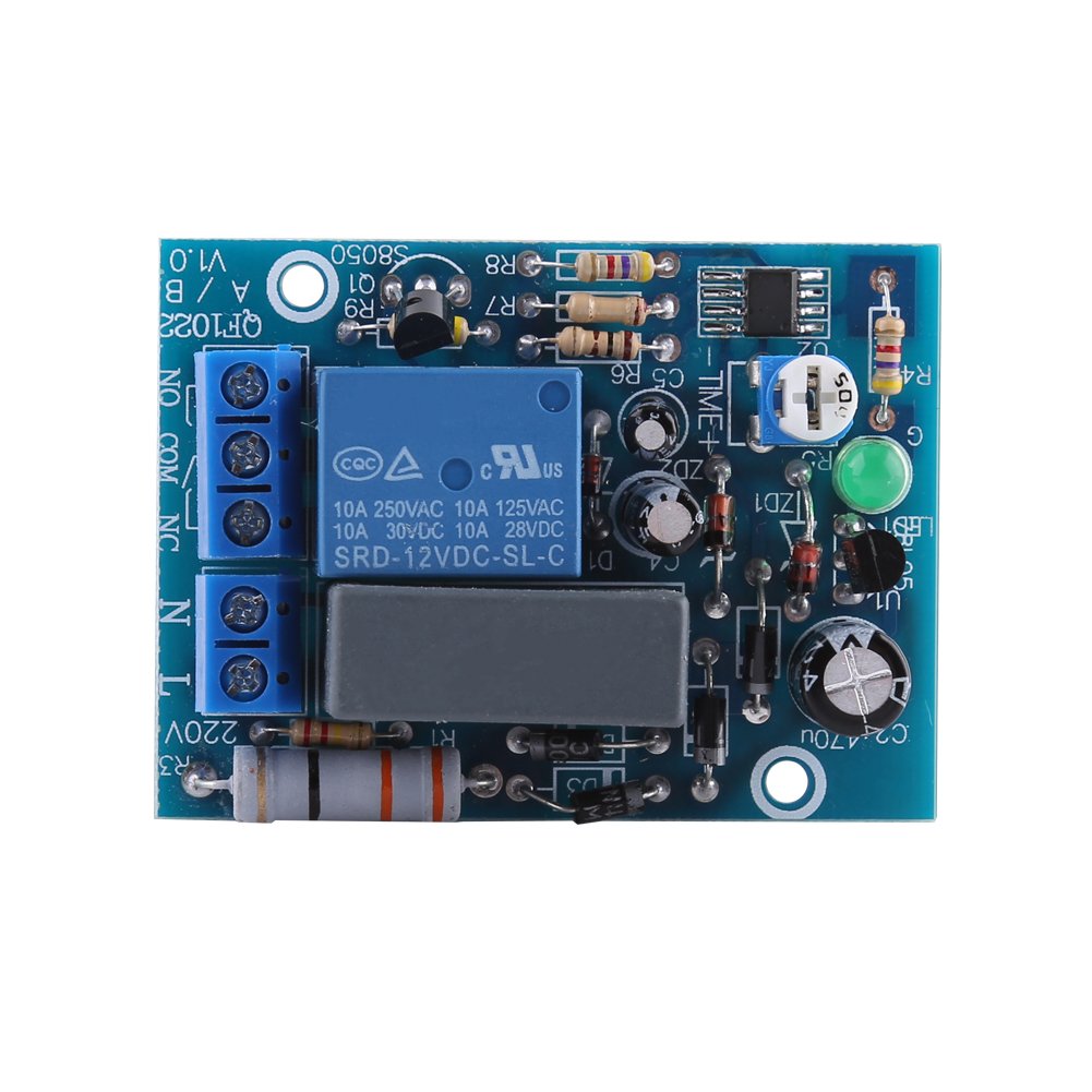 220 VAC Delay Relay Module with Delay Switch (0~10Min)