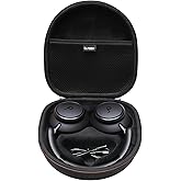 LTGEM Hard Case for Anker Soundcore Space Q45 / Q35 / One Pro and Soundcore Anker Life Q30 / Q20 / Q20i Adaptive Noise Cancelling Headphones - Protective Carrying Storage Bag (Black)