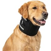 Lushnessu Dog Neck Brace with Springs, Adjustable Spine Alignment Support(S)
