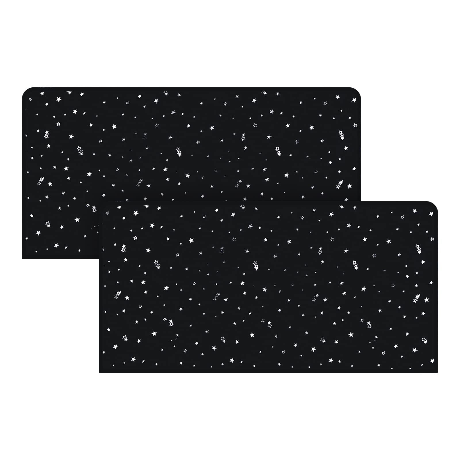 ZATOOTO Car Side Window Sun Shade, Magnetic Blackout Window Shade for Baby, Privacy Car Curtains with UV Protection, 100 * 50cm, 2PCS Black