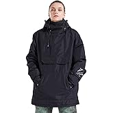 SNBOCON Womens Ski Snow Anorak Jacket Waterproof Windproof Warm Snowboarding Winter Coat with Hood