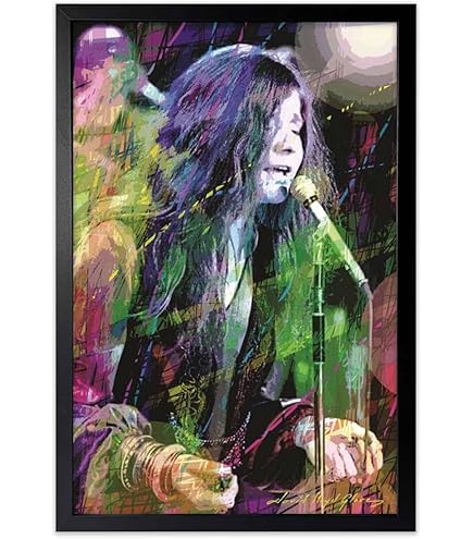 Amazon.com: Young Janis Joplin Poster Sepia 11x14: Posters