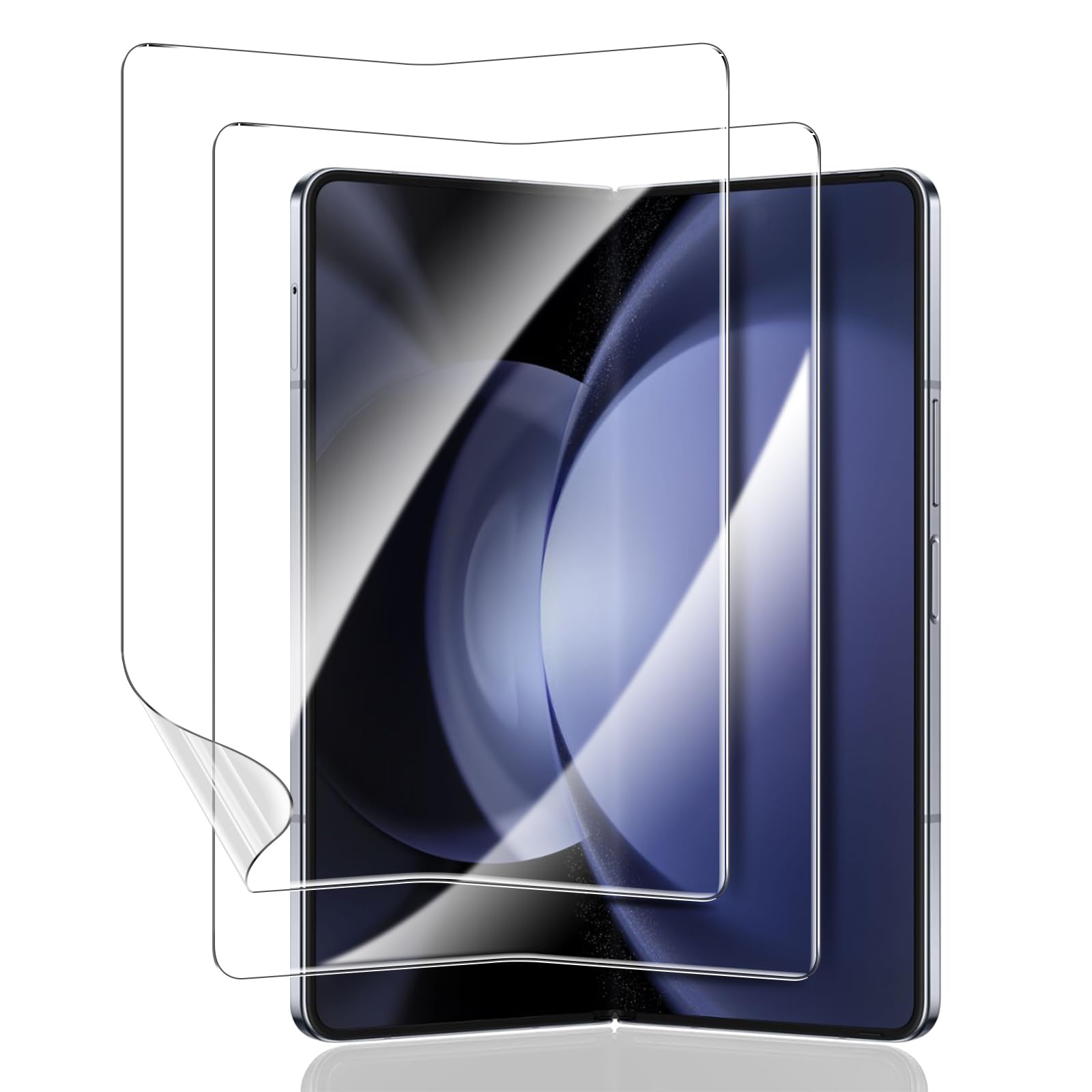Photo 1 of Fotbor [2 Pack] for Samsung Galaxy Z Fold 5 Screen Protectors Flexible Soft Inner Screen EPU Protective Film Full Coverage Clear Bubble-Free Case Friendly Screen Protector for Galaxy Z Fold 5, 7.6-Inch