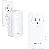 tp-link AV2000 Mbps Powerline Ethernet Adapter - Gigabit Port, Ethernet Over Power, Plug&Play, Power Saving, MU-MIMO, Noise F