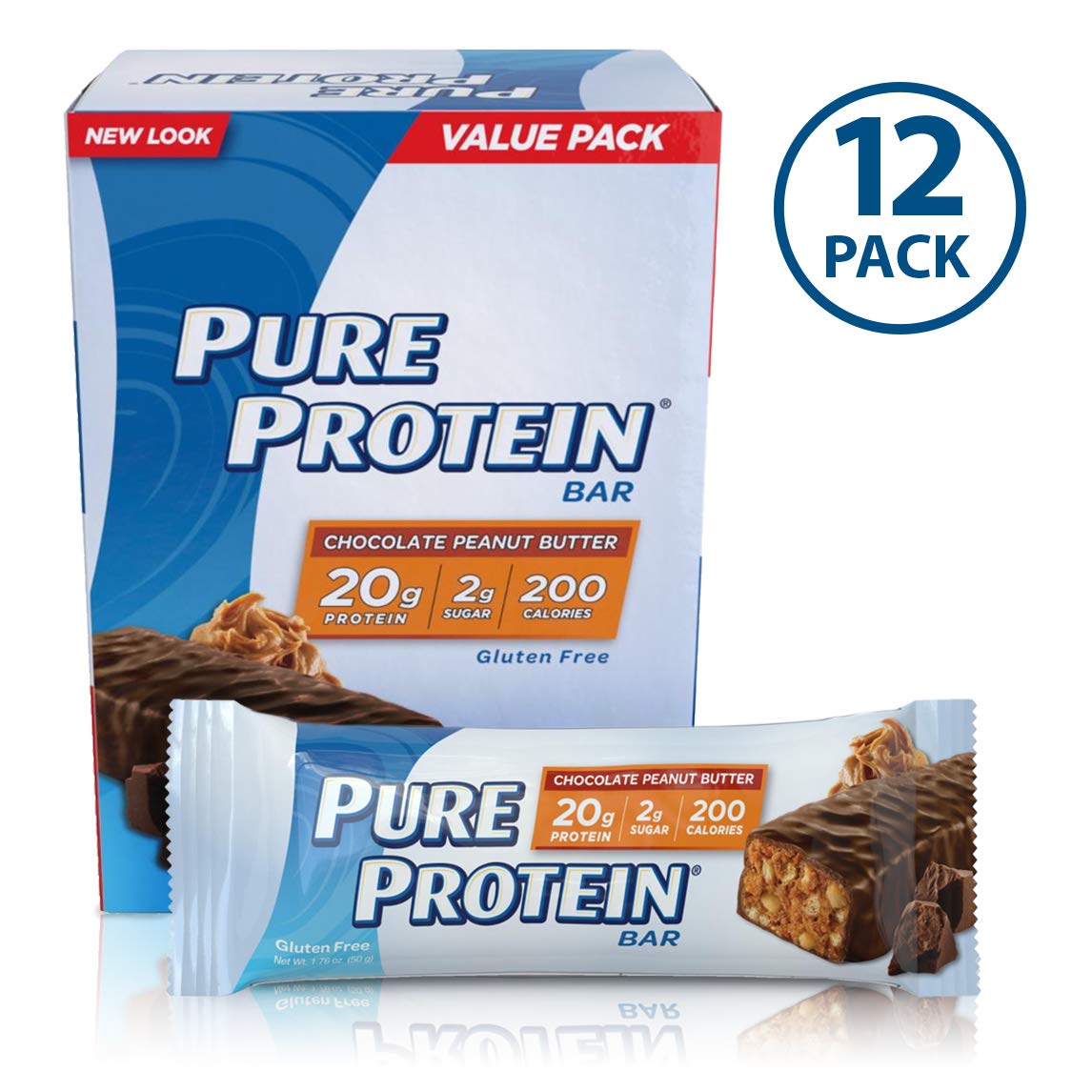 Worldwide Pure Protein High Protein Bar, Chocolate Peanut