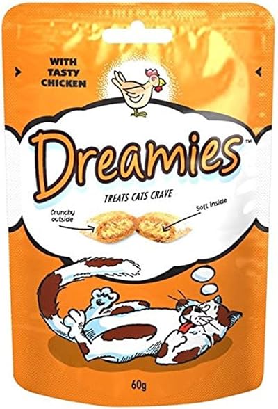 Mars Dreamies Cat Treats with Chicken 60g