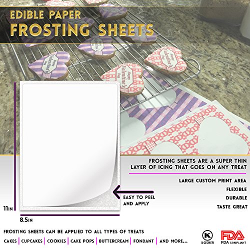Tasty Imaginations Apprentice Frosting Sheets - 8.5x11 - 24-Pack - Thumbnail 5