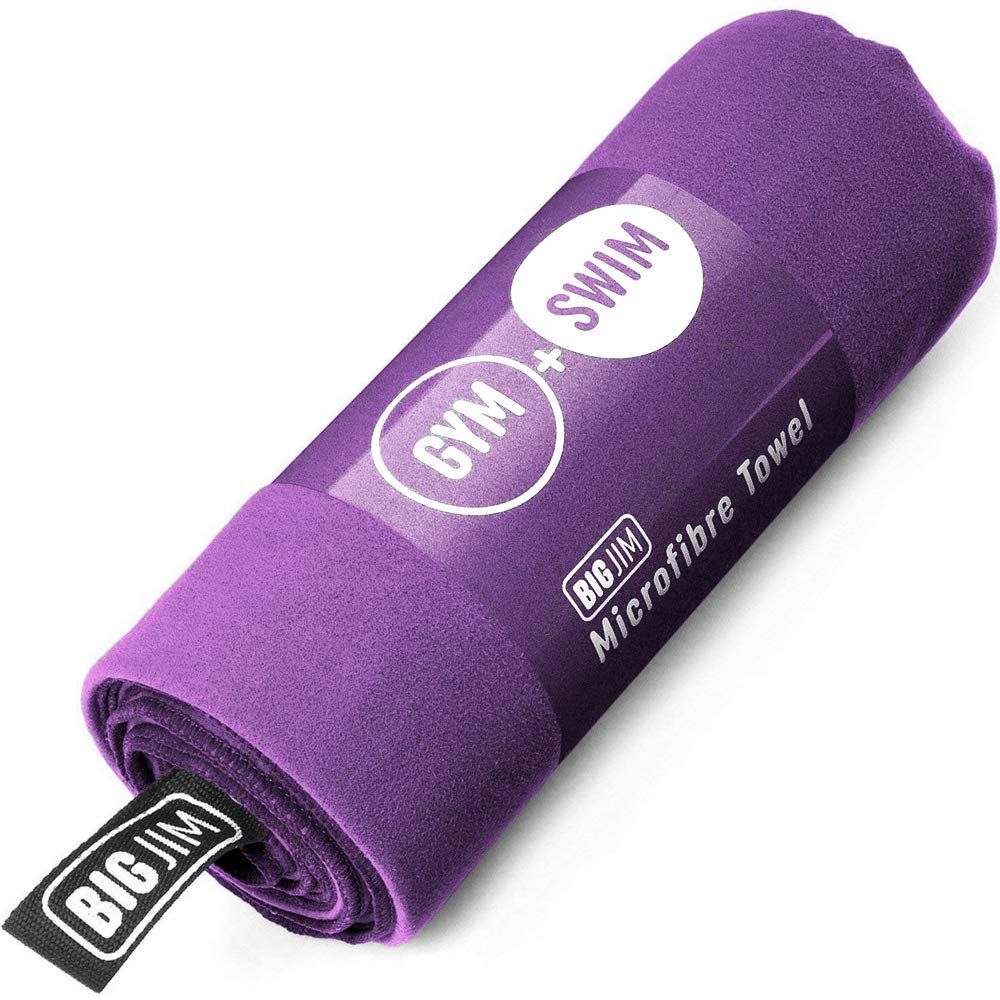 Big Jim Microfibre Towel - Extra Large XL, Quick Drying Gym, Swimming, Beach, Travel, Camping, Yoga, Pilates, Bath, Shower Towel. Super Absorbent, Compact, Thin, Lightweight