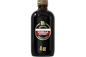 McCormick Gourmet Collection Vanilla Extract, Pure, Our Best Herbs & Spices, Crafted in Small Batches with 100% Madagascar Vanilla Beans, Elevates Cookies, Pancakes, Waffles, Coffee, Sauces, Glazes, and More, 4 fl oz