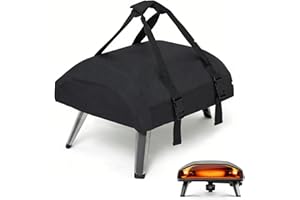 TwoPone Pizza Oven Cover for Ooni 2 Max,Waterproof 24" Pizza Oven Cover Outdoor,Heavy Duty Pizza Oven Accessories Carry Cover