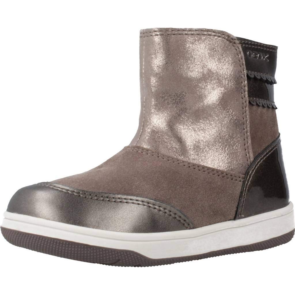 Geox Boy's New Flick Girl B Boots, Grey (Smoke Grey C9006), 6 UK Child