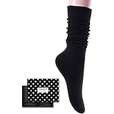 Zmart Women's Thin Slouch Socks - Scrunch Long High Slouchy Boot Socks 80s 90s