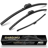 GARDIMU 3 Pcs Front and Rear Windshield Wiper