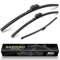 GARDIMU 3 Pcs Front and Rear Windshield Wiper