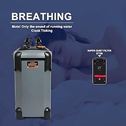 SEAJOEWE Aquarium Canister Filter with 3 Media
