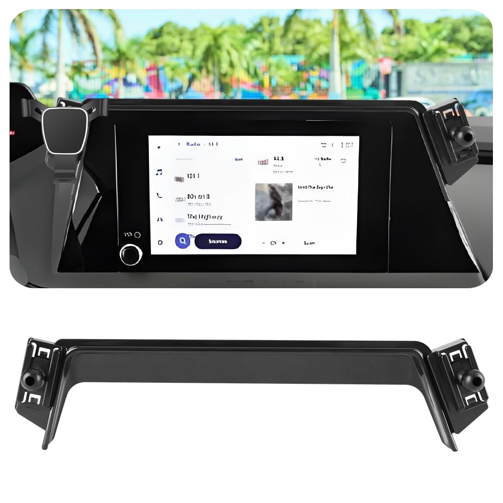 Photo 1 of Car Phone Holder For Toyota Prius 2023 2024 2025 LE XLE Nightshade?Prius Prime 2023-2025 SE?8-inch screen?Auto Accessories Navigation Bracket Interior Decoration dashboard Mobile Cell Phone Mount case