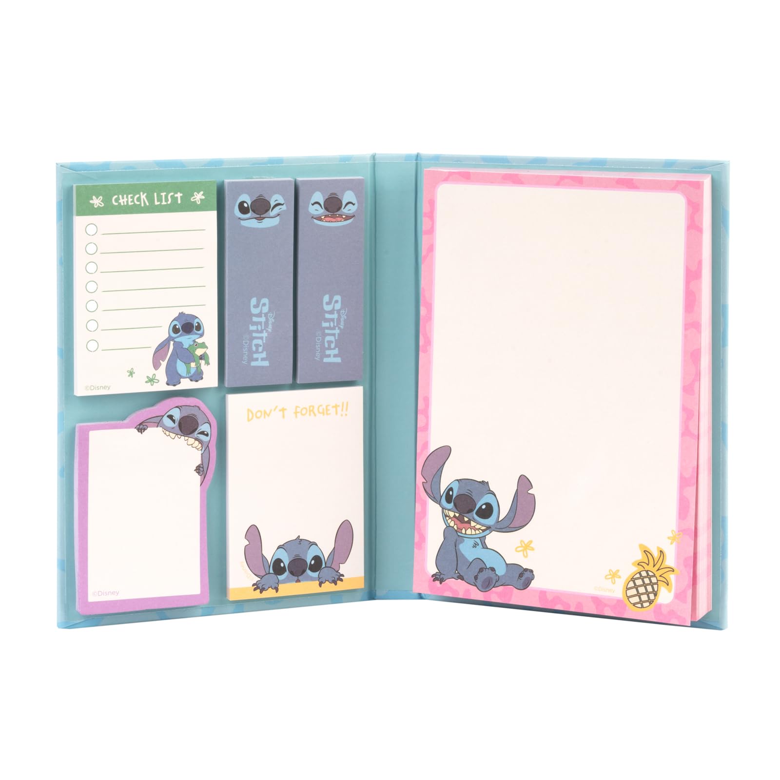 Grupo Erik Sticky Notes Set - Disney Stitch Stationery | 6 Notepads In Different Sizes, Cute Sticky Notes | Lilo and Stitch Gifts, Disney Gifts Under 10 Pounds