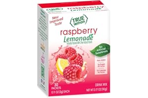 True Lemon Lemonade Bulk Pack, Raspberry 30 Count