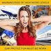 High Fidelity Ear Plugs Noise Reduction for Reusable Hearing Protection Professional Musicians Concerts Shooting Construction Work Swimming Meditations Travel Flying Pressure Comfortable and Safe