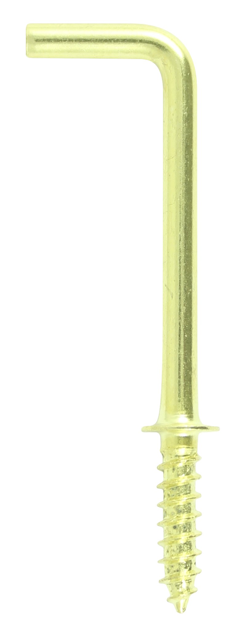 TIMCO 25SQBP Cup Hooks Square Electro Brass - 25mm, Yellow