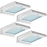 Solar Lights,URPOWER 20 LED Outdoor Solar Motion Sensor Lights ,Solar Powered Wireless Waterproof Exterior Security Wall Light for Patio,Deck,Yard,Garden,Path,Home,Driveway,Stairs,NO DIM MODE(4Pack)