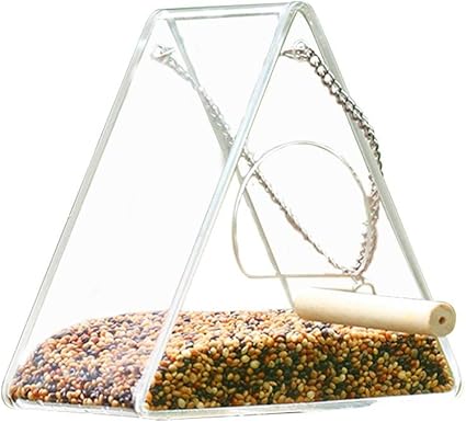 Amazon Com Singa Z See Through Window Bird Feeder With Strong