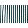 Mybecca Stripe Canvas Marine Fabric 600 Denier Indoor/Outdoor (Hunter Green/White 5, Yards)