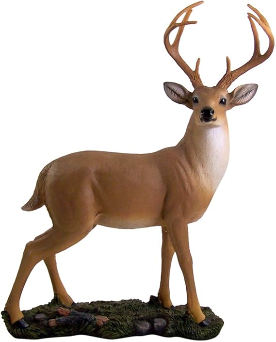 Wowser Indoor Cast Resin Whitetail Deer Buck Hunting Cabin