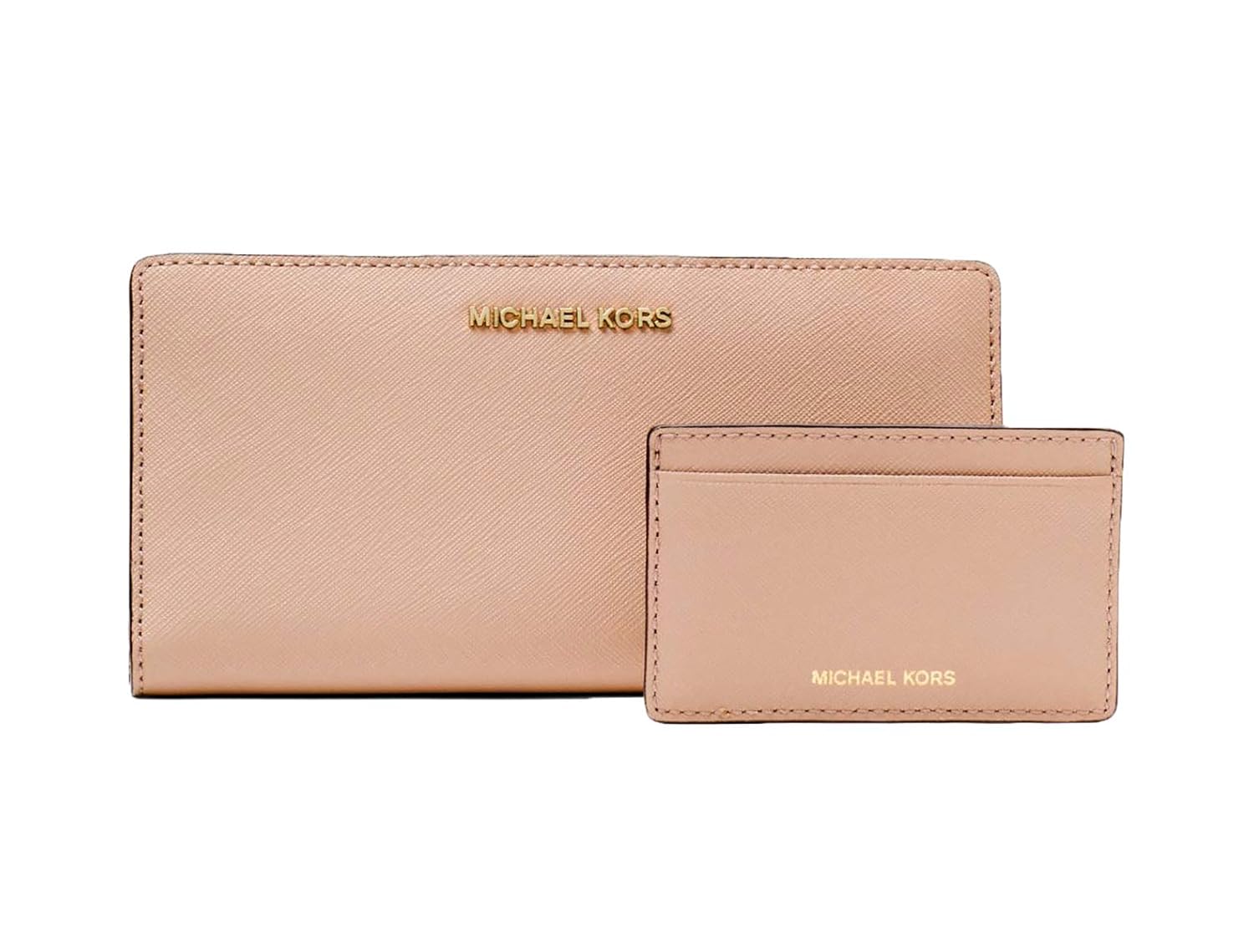 large saffiano leather slim wallet