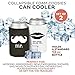 Mr. and Mrs. Wedding, Anniversary, Newlywed, Can Cooler Gift Set - Set of 2 Foam