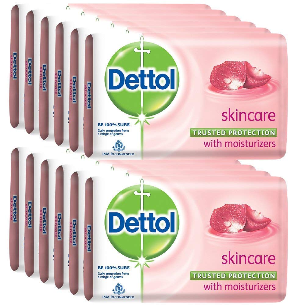 Dettol Skincare Soap – 125 g (Pack of 12)