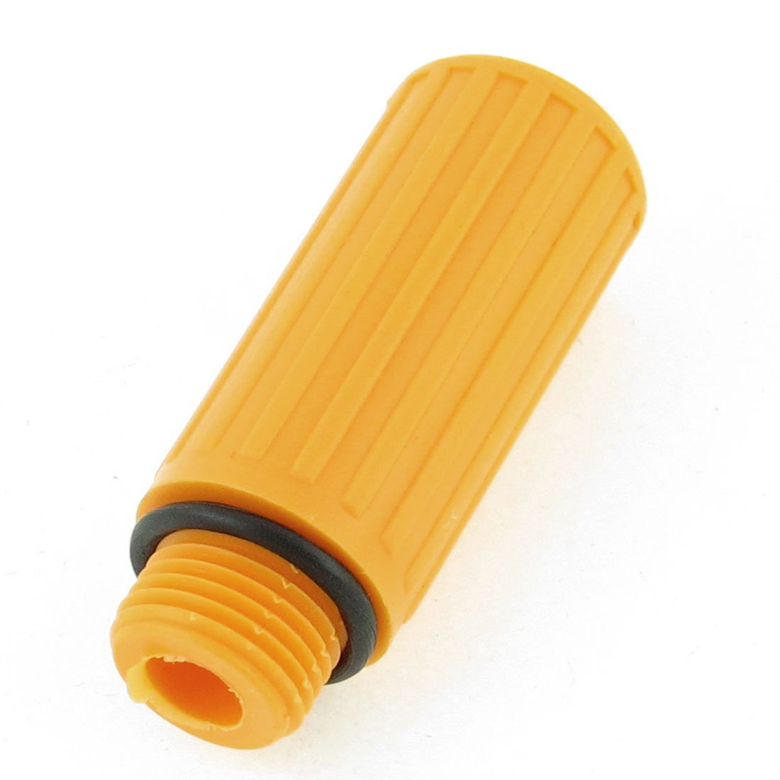 Sourcingmap 3/8 PT Male Thread Light Orange Plastic Air Compressor Oil Plug