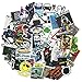Cool Hacker Computer Stickers for Teen, Developer Laptop Waterproof Vinyl Water Bottle Notebook Car Skateboard Motorcycle Bicycle Luggage Guitar Bike Decal 50pcs Pack