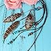 Boho Chic Feather Hair Band, 2 Function As a Hair Band or As a Belt, Adjustable Length Handmade