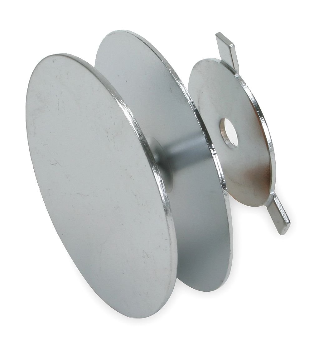 Cylinder Hole Cover, O.D.2 5/8 In, Chrome Door Hardware