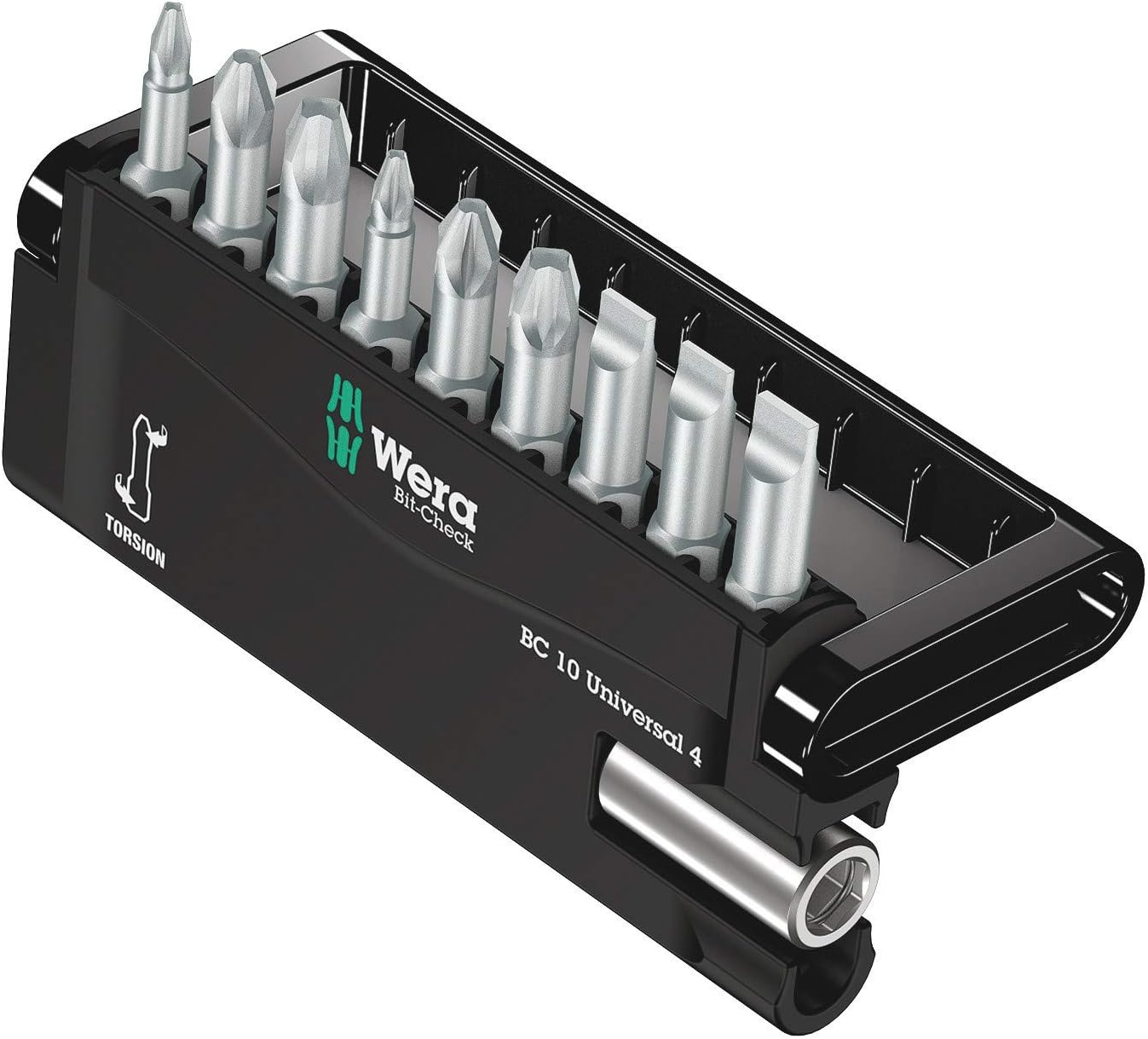 Bit-Check 10 Universal 4, Silver, 10 piezas