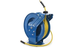 Rubber Air Hose Reel Dual Arm Assembly 1/2" x 50'