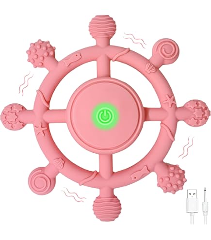 amazon vibrating teether Amazon.com: Vibrating Teether for Baby, Sensory Chew Toys for Autistic  Children & Teething Toys for Babies 6-18 Months, USB Chargeable & 3X  Vibration Settings. Toddler Travel Essential, Autism Sensory Products :  Health main image 1